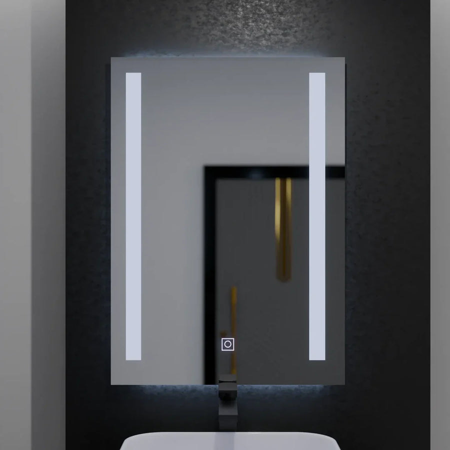 Oglinda LED Rectangulara, 50x70cm, Dual Light Basic Touch