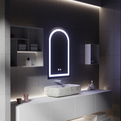 Oglinda LED Touch cu Functie Dezaburire, 80x50cm