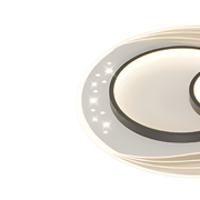 Lustra LED cu telecomanda SERPENTA 51W, Rotunda, lumina Rece/Calda/Neutra, Dimabila, Negru