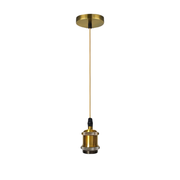 Lustra Antichizata, 1xE27, 100cm,Metal, Bronz