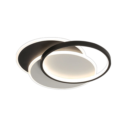 Lustra LED cu telecomanda CHIARA 67W, 3 Cercuri, lumina Rece/Calda/Neutra, Dimabila, Negru