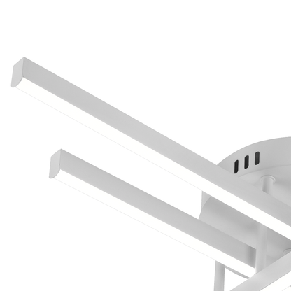 Lustra LED cu Telecomanda GIO, 54W, 4 Elemente, Lumina Rece/Clada/Neutra, Dimabila, Alb