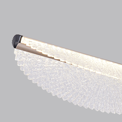 Lustra LED cu Telecomanda TULLIO 43W, 4 Petale, lumina Rece/Calda/Neutra, Dimabila, Negru