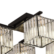 Lustra Georgiana, LC111/4BK, 4x E27, Negru, Metal
