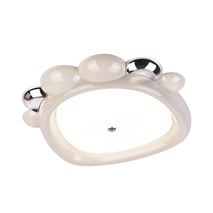Lustră LED 8057WH, 41W, Acril Alb, Lumina 3000K/4000K/6000K