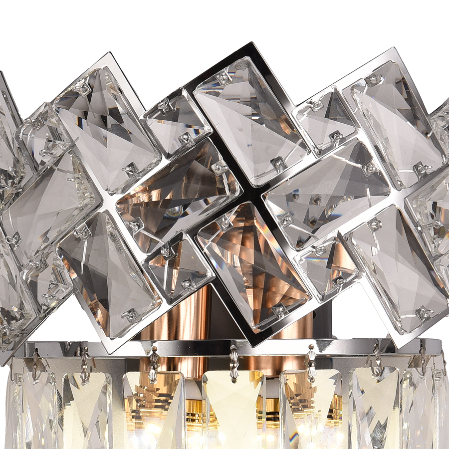 Aplica Cristal WINDSOR, 2x E14, Crom Lucios