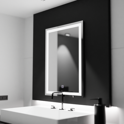Oglinda LED Rectangulara, 60x80cm, FRAME Basic Touch