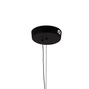 Lustra LED Suspendata cu Telecomanda 48W, LM511/2BK, Inaltime Reglabila, Lumina Calda/Rece/Neutra, Negru, Metal