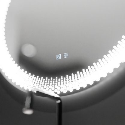 Oglinda LED Rotunda 70cm,  Stellaire Touch, Sistem Dezaburire, Dimabila