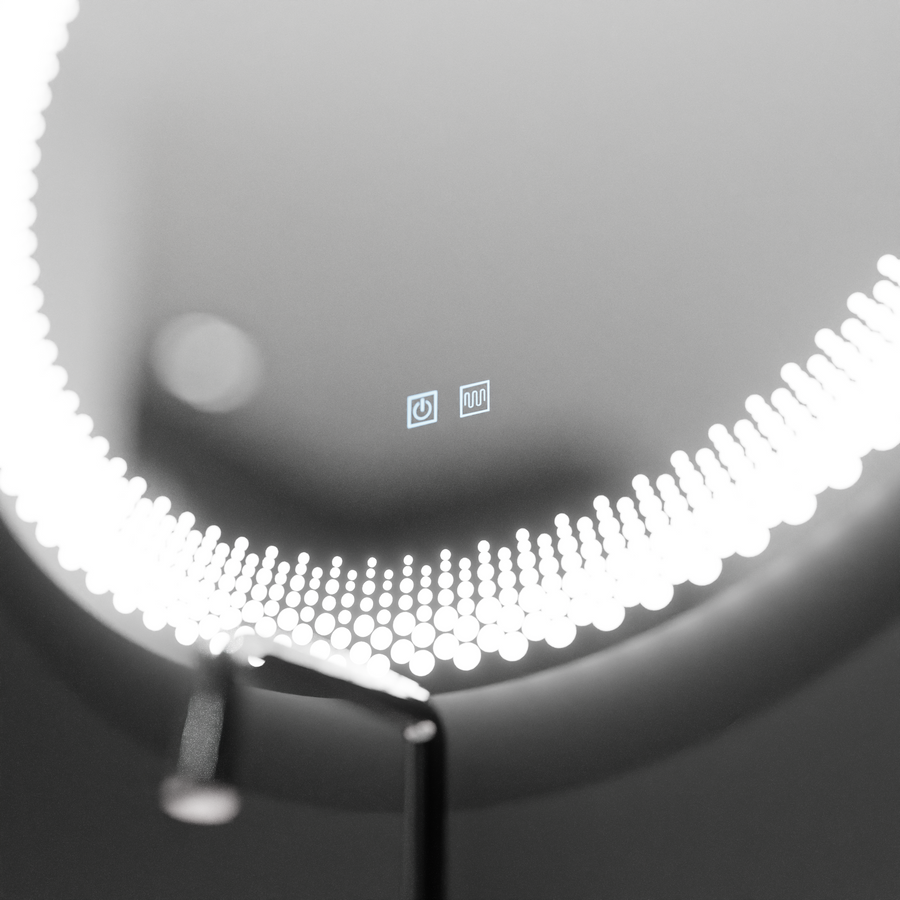 Oglinda LED Rotunda 70cm,  Stellaire Touch, Sistem Dezaburire, Dimabila