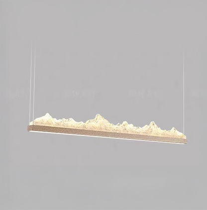Lustra LED suspendata cu Telecomanda NIVALIS 27W, 120cm, lumina Rece/Calda/Neutra, Dimabila,Inaltime Reglabila, Auriu