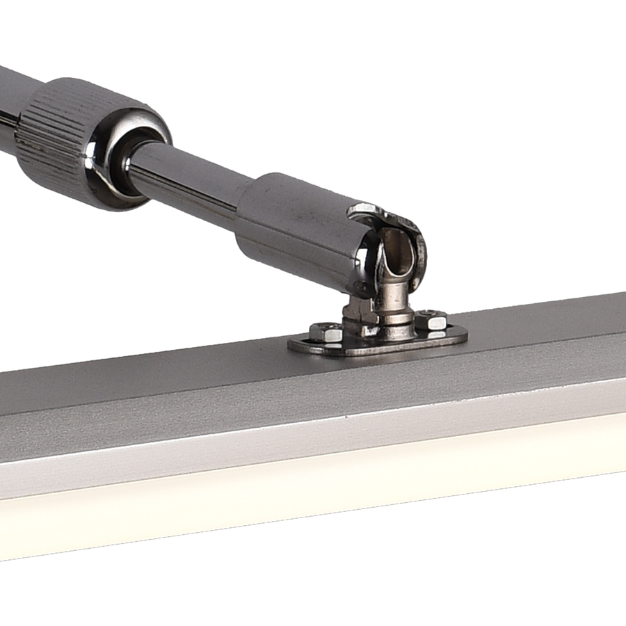 Aplica LED BALATON, 10W, liniara, lumina Calda/ Neutra/ Rece, Crom Lucios