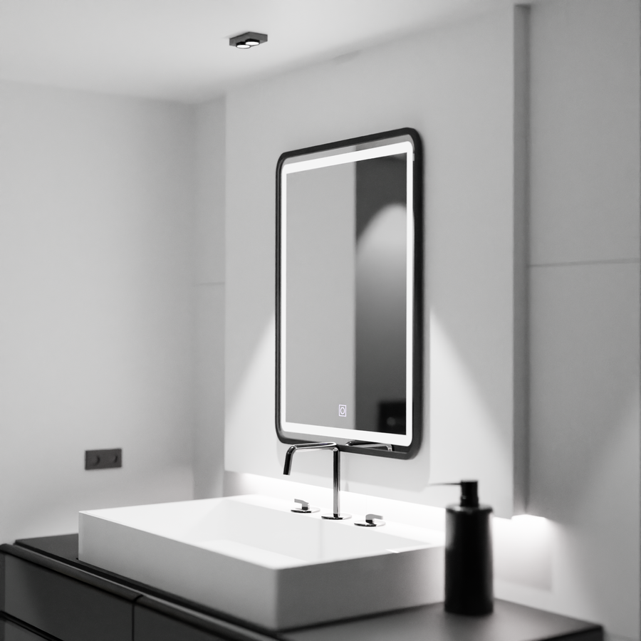 Oglinda LED Rectangulara, 60x80cm, Ombra  Basic Touch