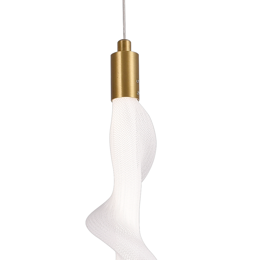Lustra LED Suspendata Acril LT761/3GD, Lumina 3000/4000/6000K, Alb, Inaltime Reglabila