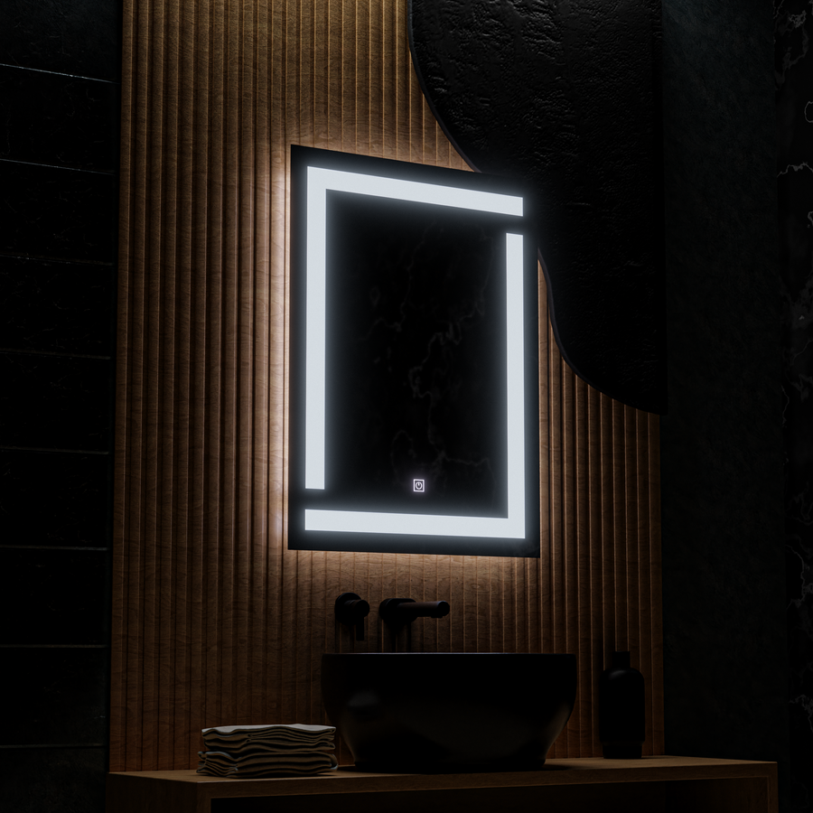 Oglinda LED Giga, 60x80cm, 14W, Touch, Lumina 6000K