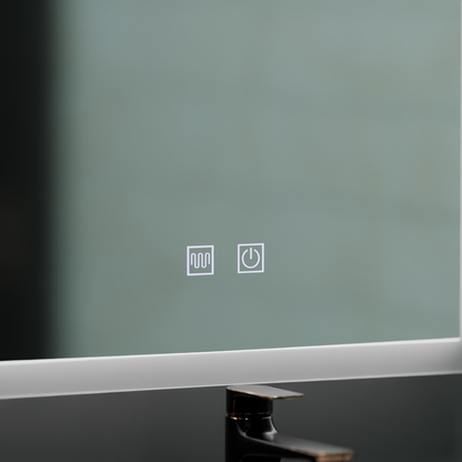 Oglinda LED Rentagulara, 45x60cm, Touch VENERA , Sistem Dezaburire,Dimabila