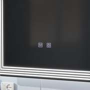 Oglinda LED Rectangulara, Dezaburire, 50x70cm, ADIS Basic Touch