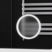 Oglinda LED Rectangulara, 120x80cm, Souverain MotionGlow Marcello, Sistem Dezaburire, Ceas & Termometru, Lupa Cosmetica, Dimabila