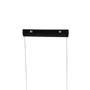Lustra LED Suspendata Acril LT762/2GD, 36W, Lumina Calda/Neutra/Rece 3000/4000/6000K, Alb Auriu, Inaltime Reglabila