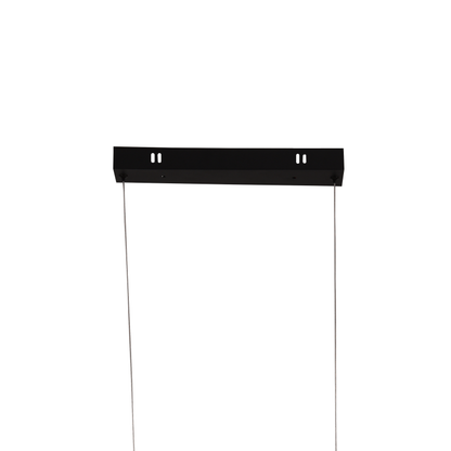 Lustra LED Suspendata Acril LT762/2GD, 36W, Lumina Calda/Neutra/Rece 3000/4000/6000K, Alb Auriu, Inaltime Reglabila
