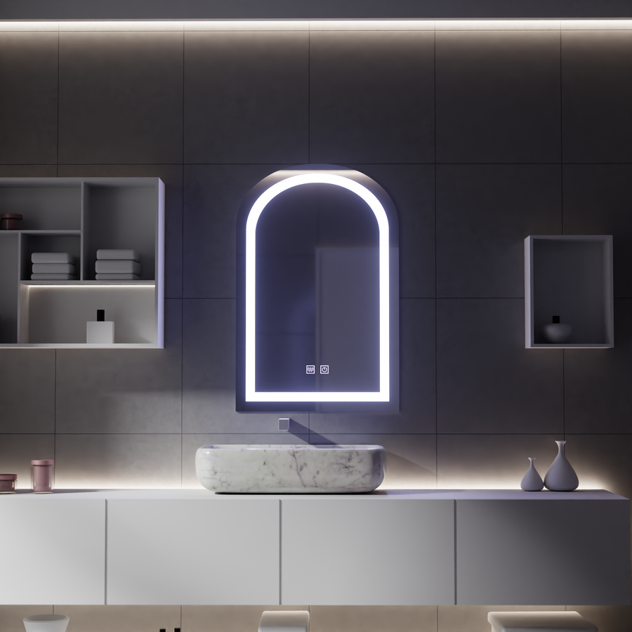 Oglinda LED Touch cu Functie Dezaburire, 80x50cm