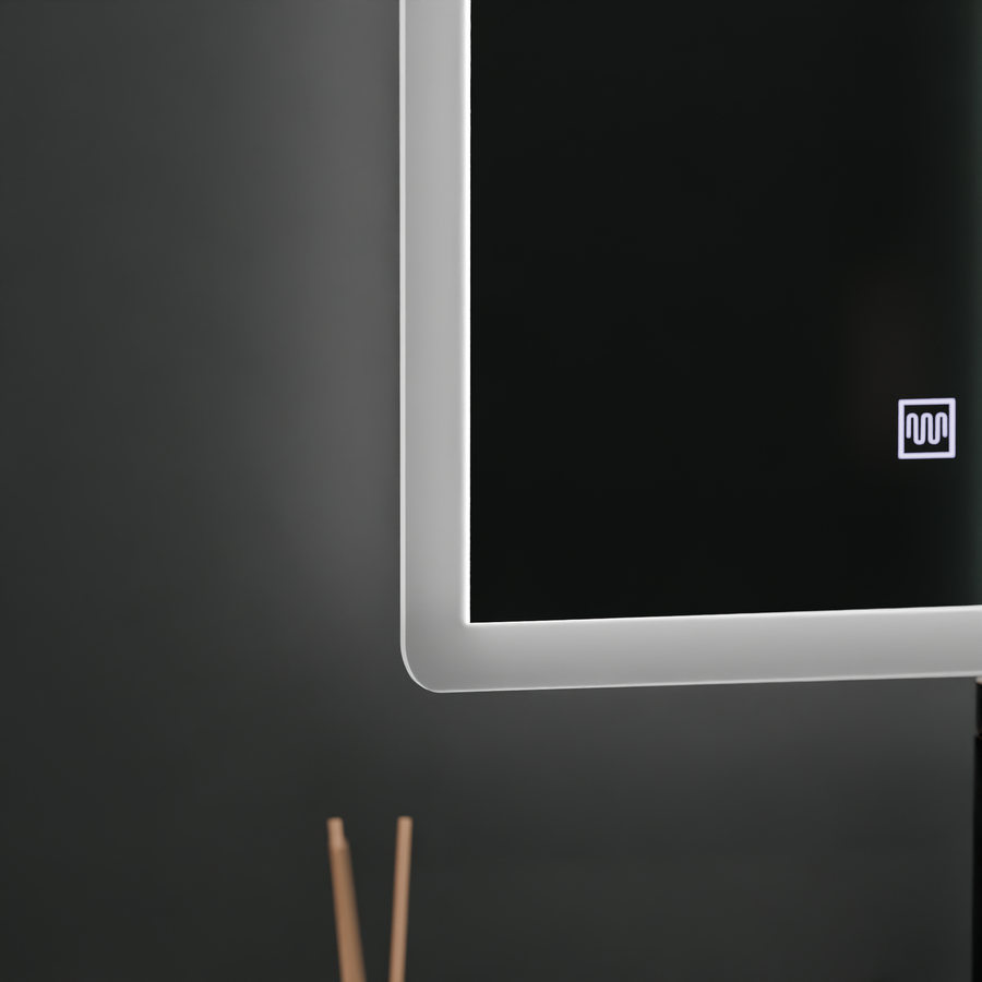 Oglinda LED Rentagulara, 45x60cm, Touch VENERA , Sistem Dezaburire,Dimabila