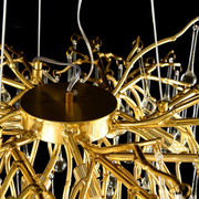 Candelabru Cristal NEBULA Imperio, 10x G9, Auriu, 97cm