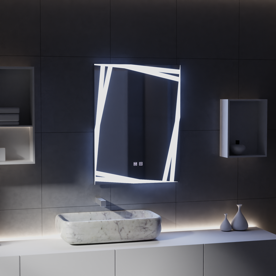 Oglinda LED Touch Infinitum Sistem Dezaburire 60X80cm