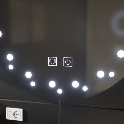 Oglinda LED Touch Ivory Sistem Dezaburire 70X70cm