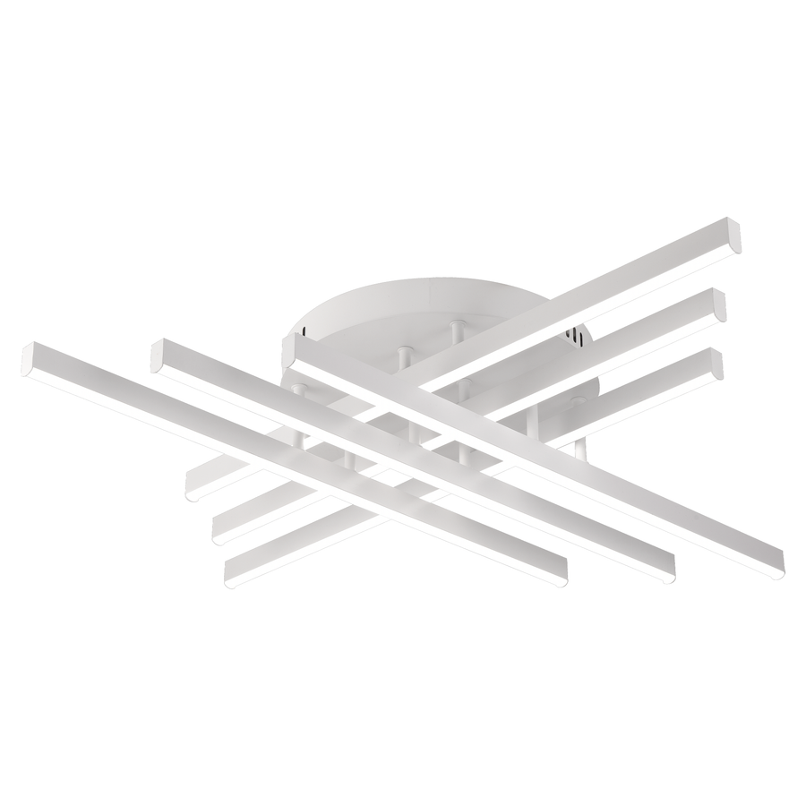 Lustra LED GIO, 81W, Lumina Rece/Clada/Neutra, Alb