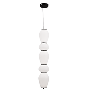 Lustra LED Suspendata cu Telecomanda 78W, LM510/5BK, Inaltime Reglabila, Lumina Calda/Rece/Neutra 3000K/4000K/6000K, Alb, Metal