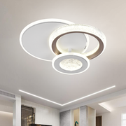 Lustra LED NYXORA 44W, 3 Cercuri, lumina Rece/Calda/Neutra, Alb