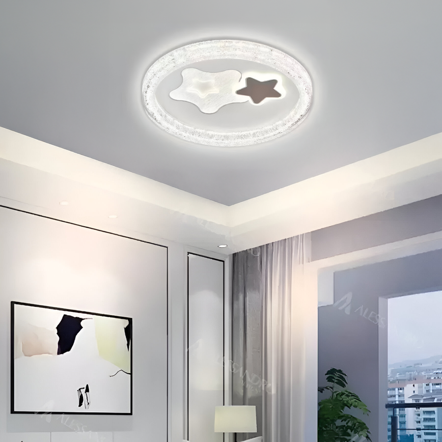 Lustra LED SKYForma Nexen, 61W, lumina Rece/Calda/Neutra, Negru
