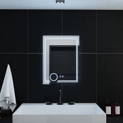 Oglinda LED Rectangulara, 60x80cm, CANTO Touch, Sistem Dezaburire, Dimabila