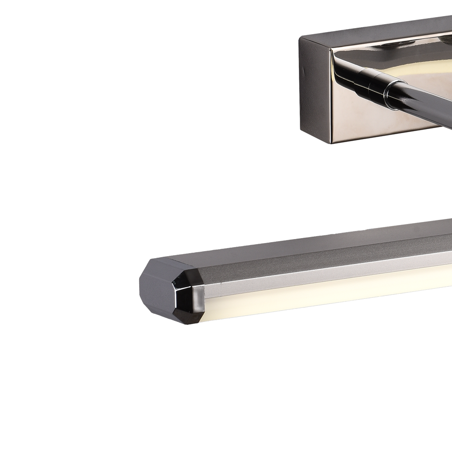 Aplica LED BALATON, 10W, liniara, lumina Calda/ Neutra/ Rece, Crom Lucios