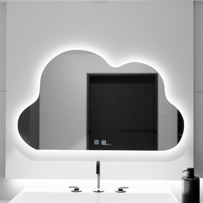 Oglinda LED Nor 60x40cm, Nuvola Touch, Sistem Dezaburire, Dimabila