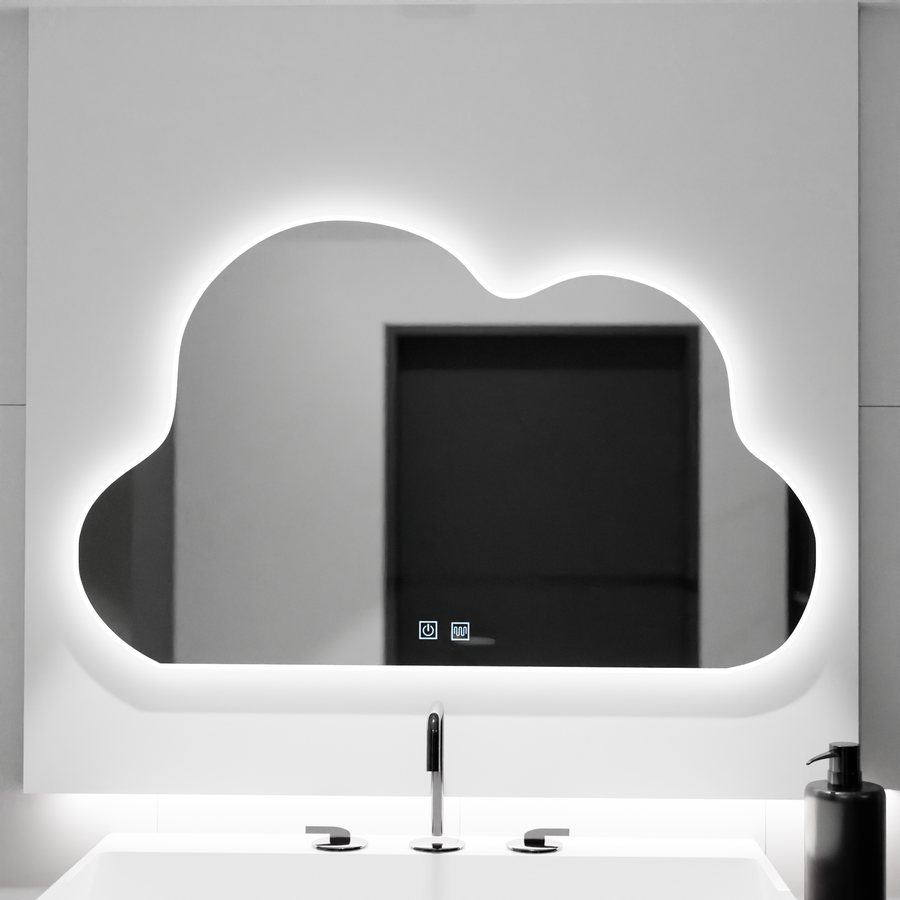 Oglinda LED Nor 60x40cm, Nuvola Touch, Sistem Dezaburire, Dimabila