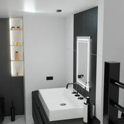 Oglinda LED Rectangulara, 60x80cm,  KOVEN Touch, Sistem Dezaburire,Dimabila