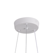 Lustra LED cu Telecomanda LT187WH, Cristal si Metal, 52W, Dimabila, Inaltime Reglabila, lumina Rece/Calda/Neutra, Iluminat Luxos