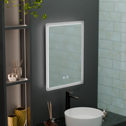 Oglinda LED Rentagulara, 45x60cm, Touch VENERA , Sistem Dezaburire,Dimabila