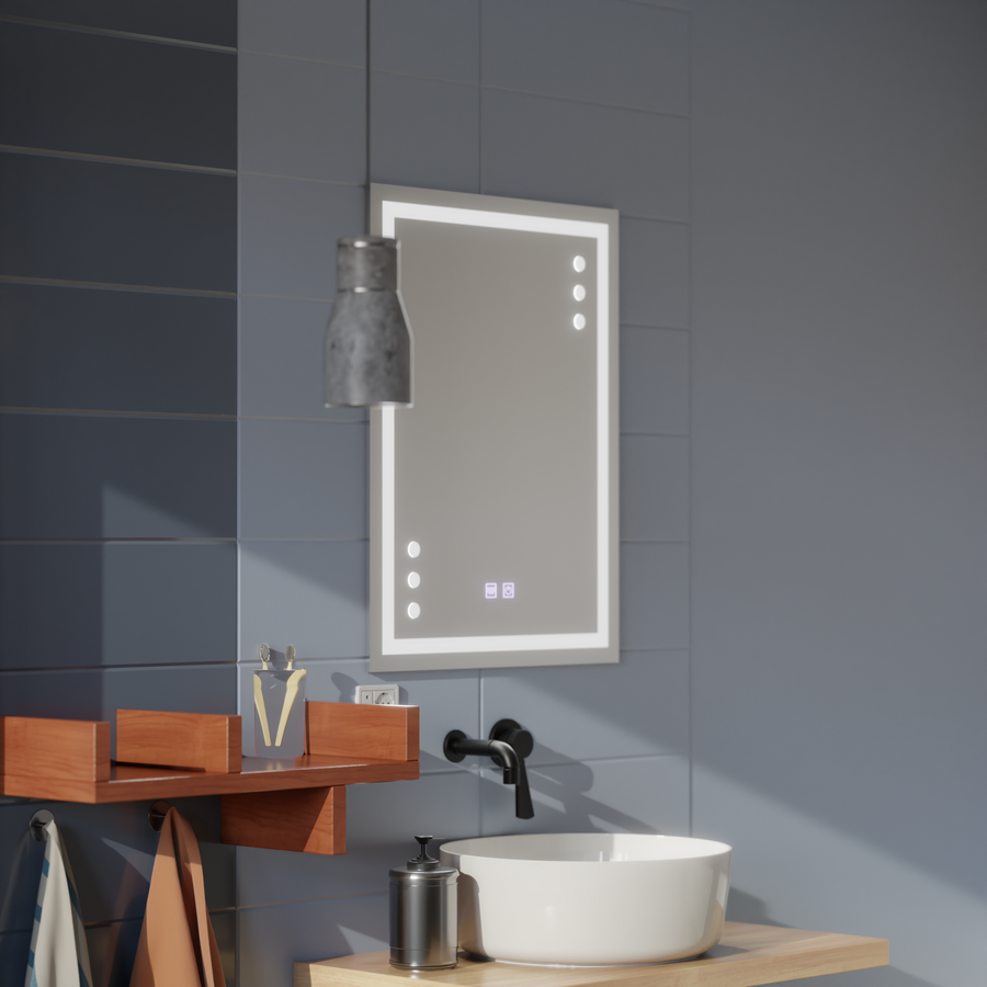 Oglinda LED Touch Infima Sistem Dezaburire 60X80cm