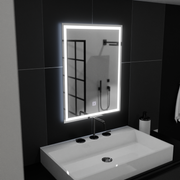 Oglinda LED Rectangulara, 50x70cm, FRAME Basic Touch