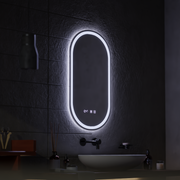 Oglinda LED Touch ONIRA Sistem Dezaburire, Ceas si Temperatura 50x80 cm