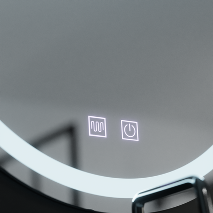 Oglinda LED Rotunda, 60cm, Lucea Touch, Sistem Dezaburire, Dimabila