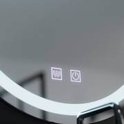 Oglinda LED Rotunda 50cm Lucea Touch Sistem Dezaburire