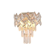 Aplica Cristal Alara 2x E14 Auriu