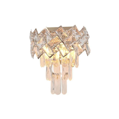 Aplica Cristal Alara 2x E14 Auriu