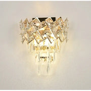 Aplica Cristal Alara 2x E14 Auriu