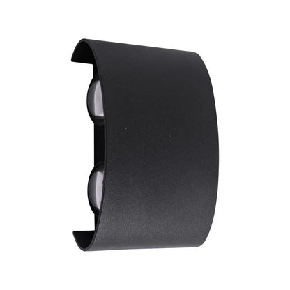 Fantas Aplica LED de Exterior si Interior, 4 Surse x 1W, IP65, Metalic, Negru, 3000K