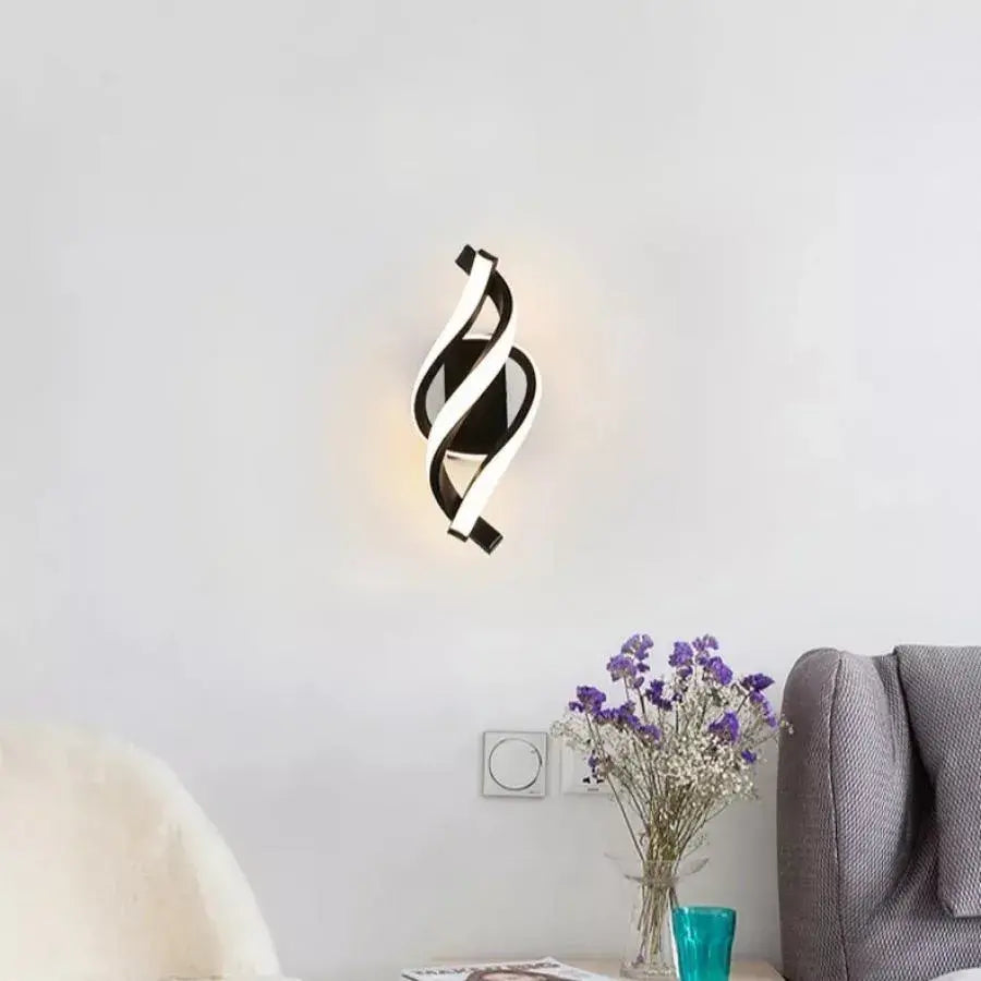 Aplica LED Reid 13W, Lumina Rece/Calda/Neutra, Negru